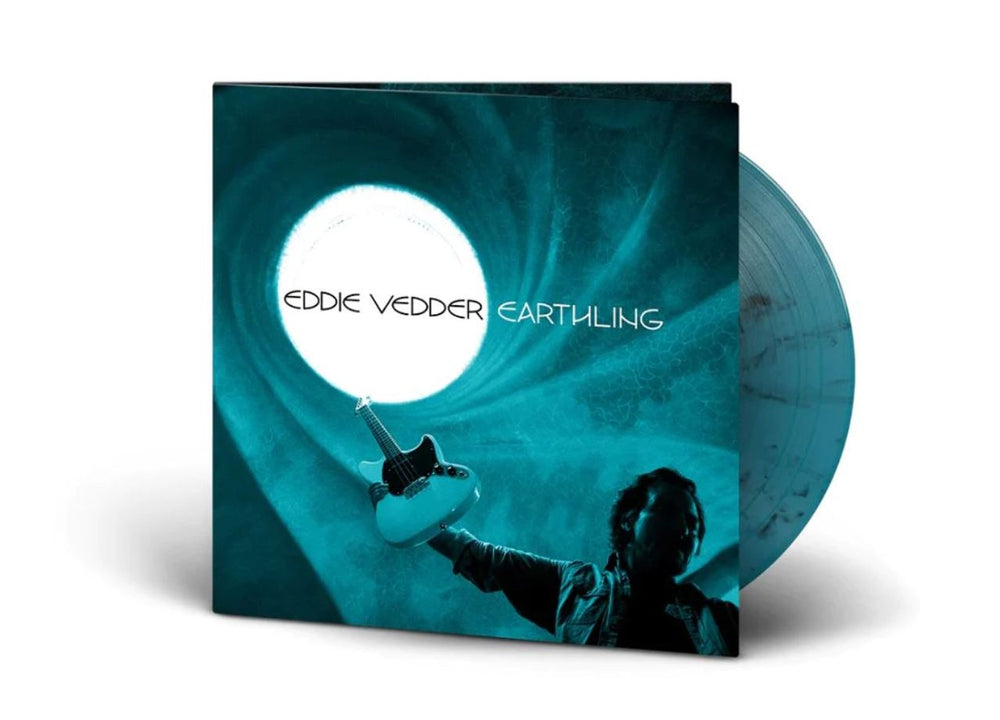 Eddie Vedder Earthling - Blue & Black Marbled Vinyl - Sealed US vinyl LP album (LP record) B0034911-01