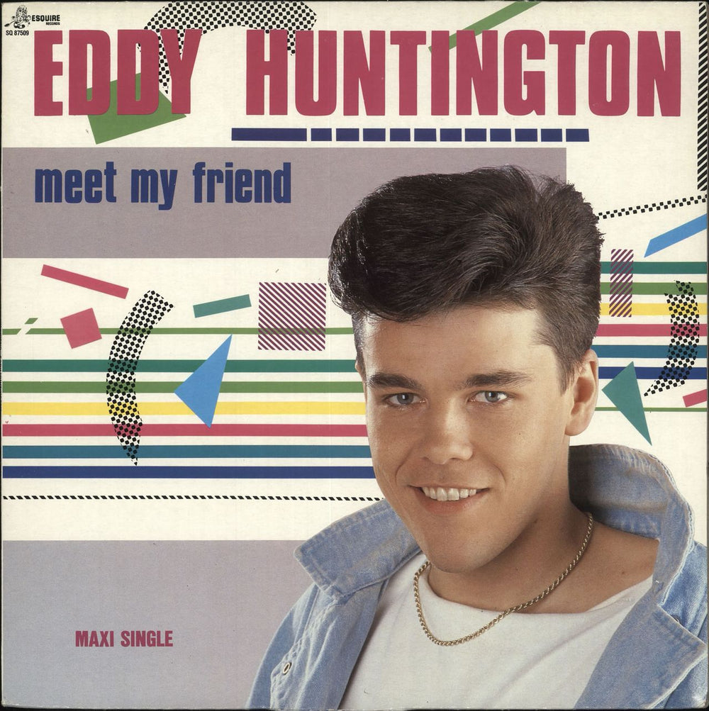 Eddy Huntington Meet My Friend Italian 12" vinyl single (12 inch record / Maxi-single) SQ87509