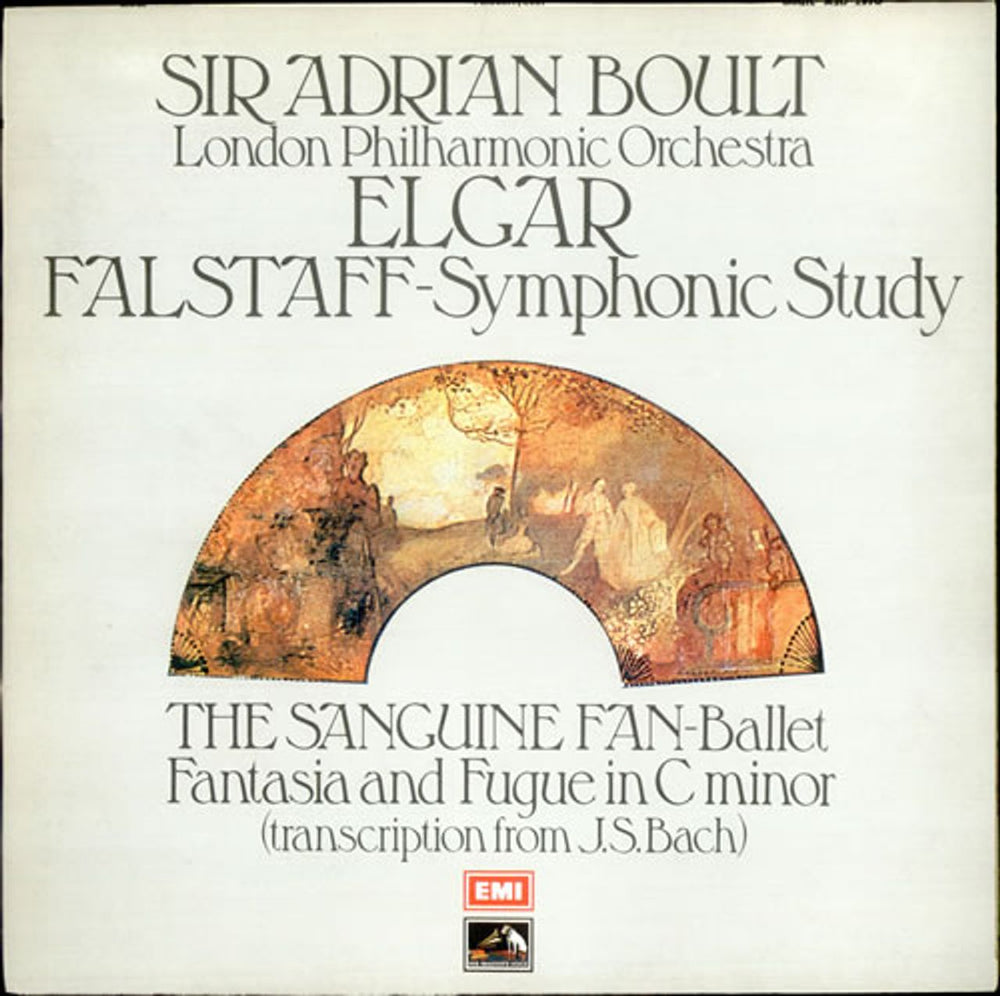 Edward Elgar Falstaff - Symphonic Study UK vinyl LP album (LP record) ASD2970