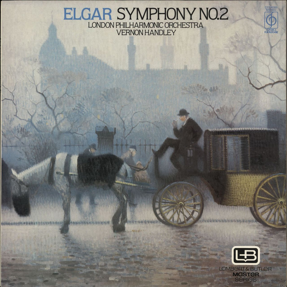 Edward Elgar Symphony No. 2 in E Flat, Op.63 UK vinyl LP album (LP record) CFP40350