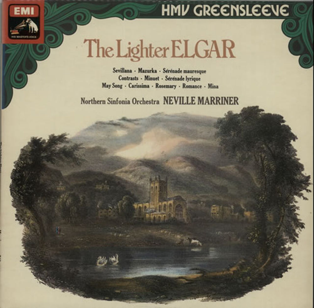 Edward Elgar The Lighter Elgar UK vinyl LP album (LP record) ESD7009