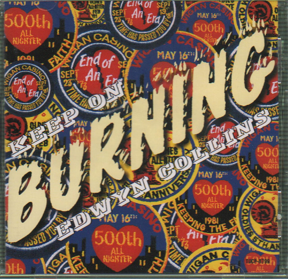 Edwyn Collins Keep On Burning Japanese Promo CD single (CD5 / 5") TOCP-8799