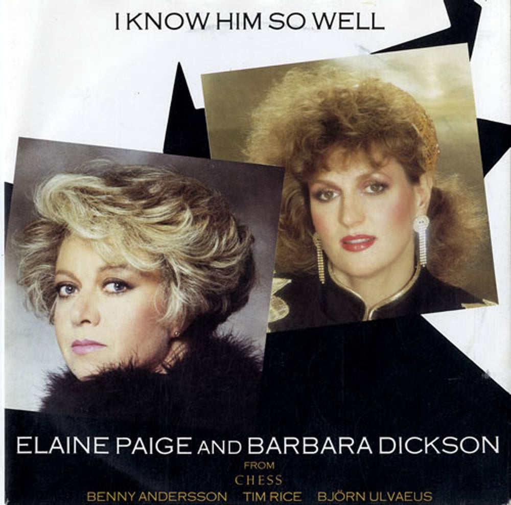 Elaine Paige I Know Him So Well UK 7" vinyl single (7 inch record / 45) CHESS3