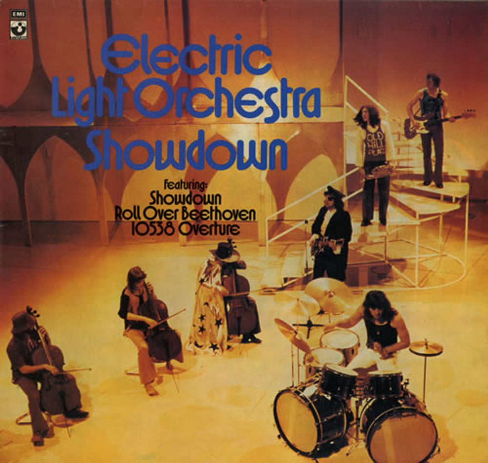 Electric Light Orchestra Showdown UK vinyl LP album (LP record) SHSP4037