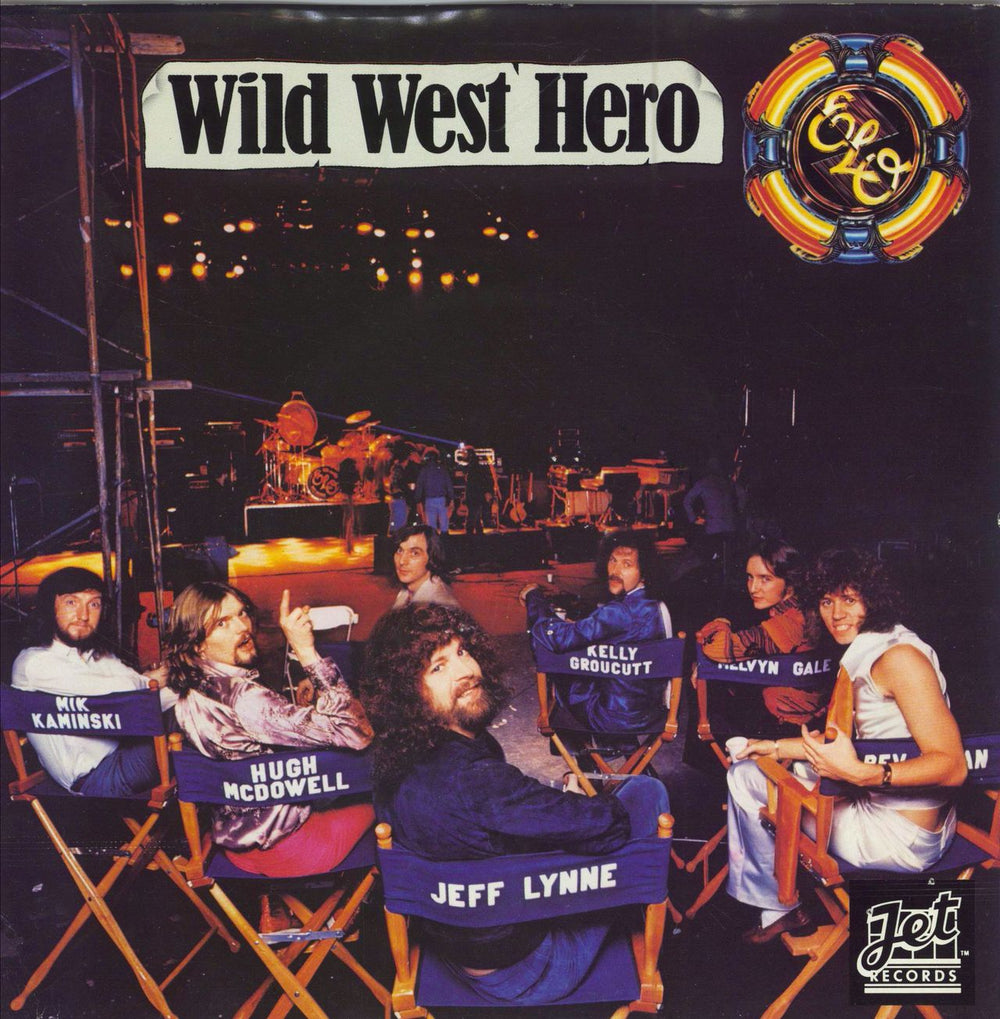 Electric Light Orchestra Wild West Hero - Wide + Sleeve UK 7" vinyl single (7 inch record / 45) JET109