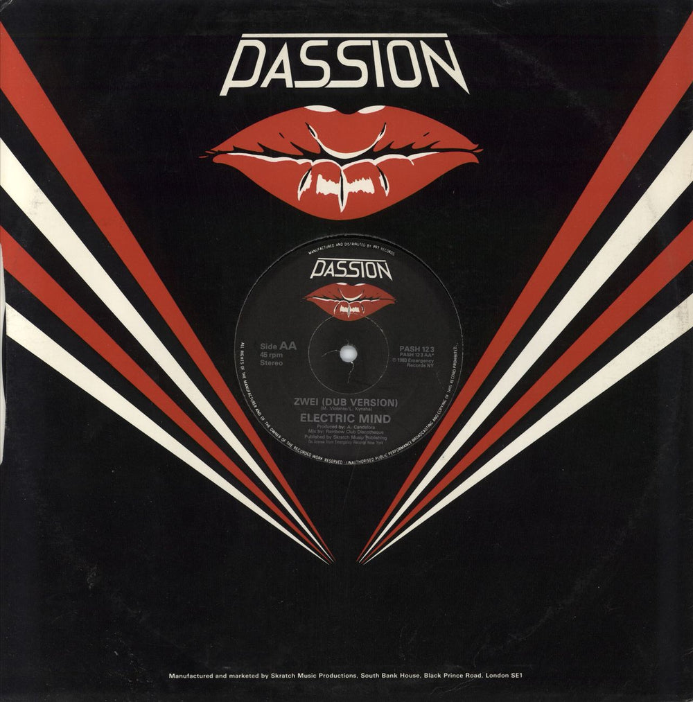 Electric Mind Pick Me Up (Can We Go) / Zwei (Dub Version) UK 12" vinyl single (12 inch record / Maxi-single)