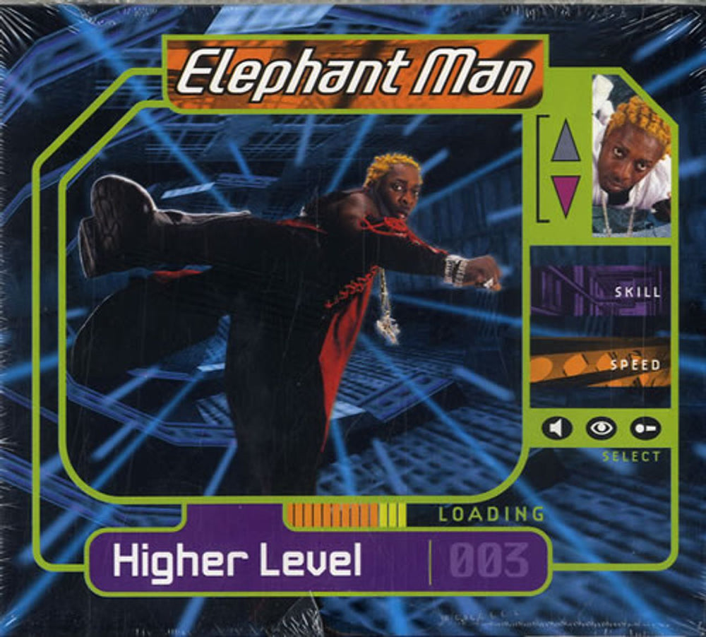 Elephant Man Higher Level UK CD album (CDLP) GRELCD270