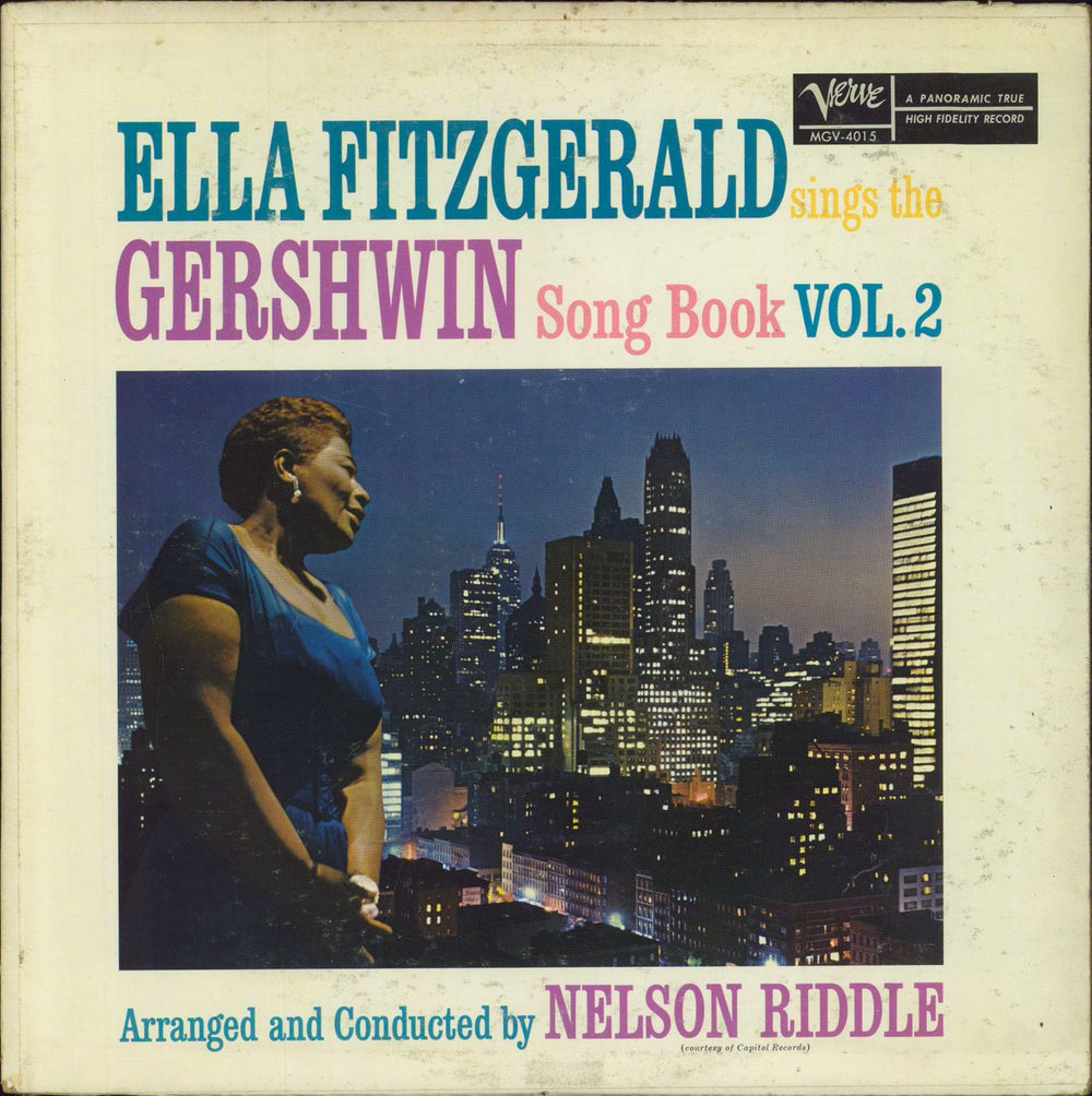 Ella Fitzgerald Ella Fitzgerald Sings The Gershwin Song Book Vol. 2 US vinyl LP album (LP record) MGV4015