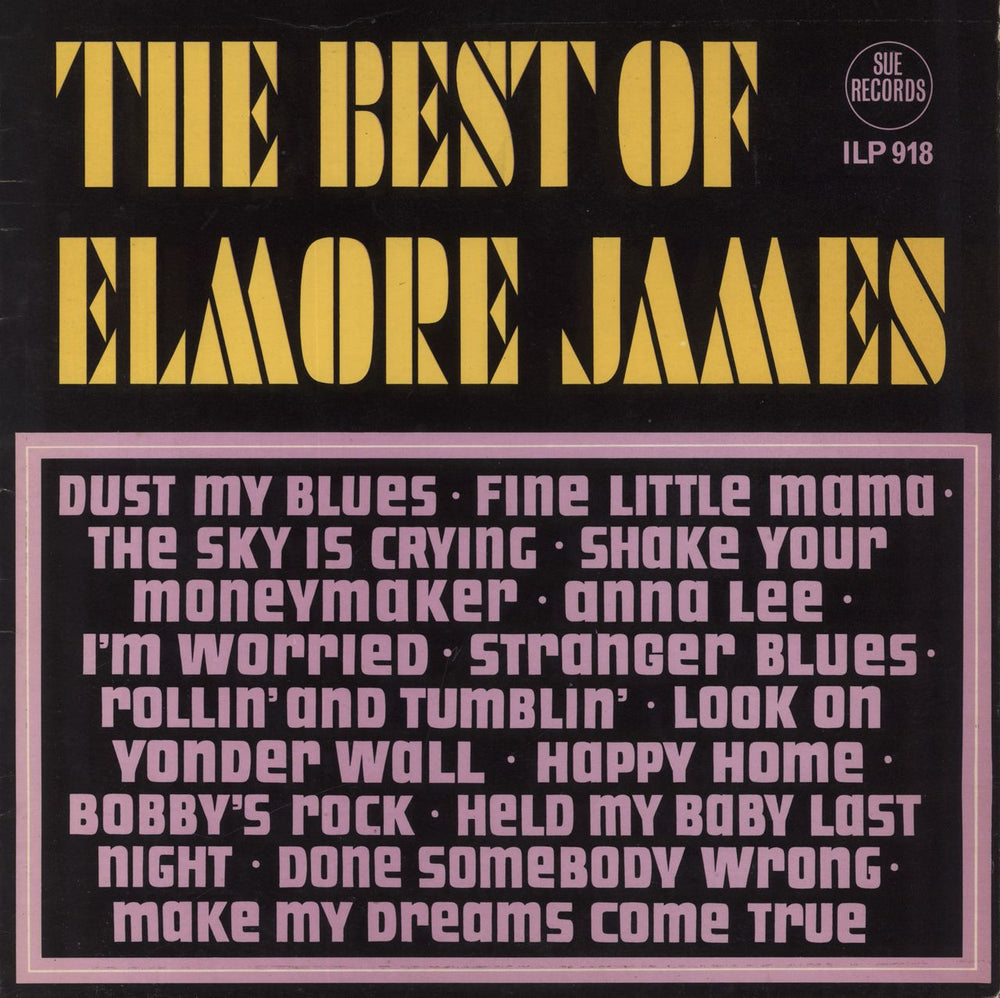 Elmore James The Best Of Elmore James UK vinyl LP album (LP record) ILP918