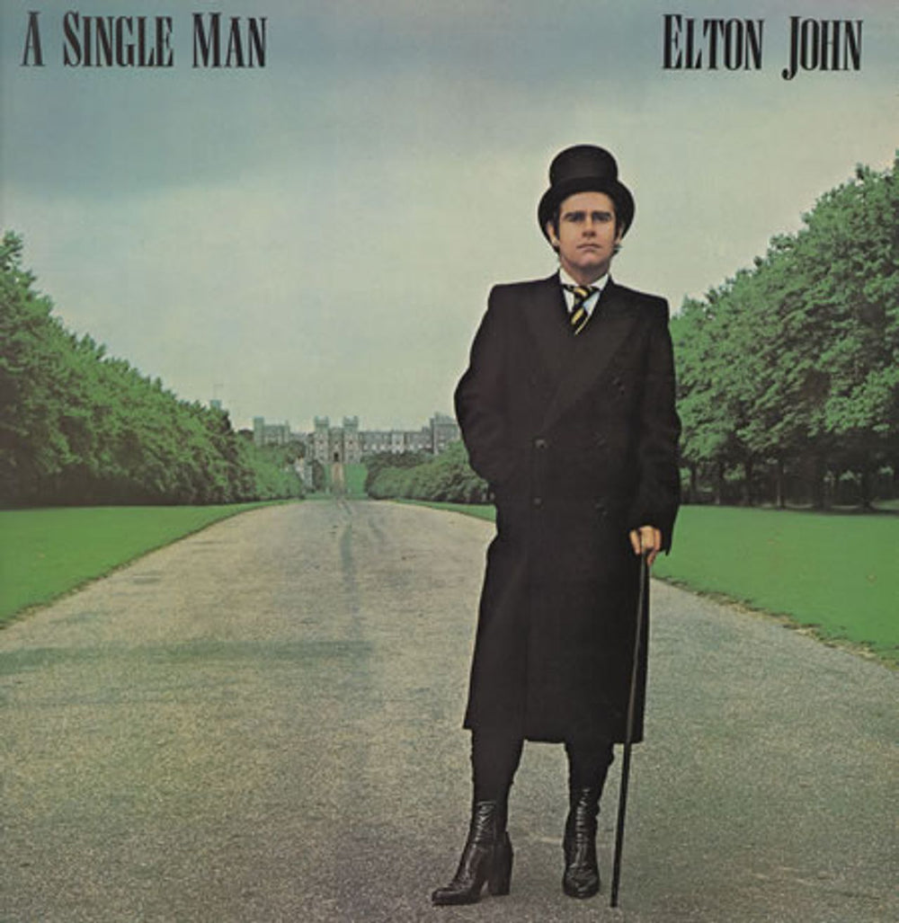 Elton John A Single Man UK vinyl LP album (LP record) PRICE24