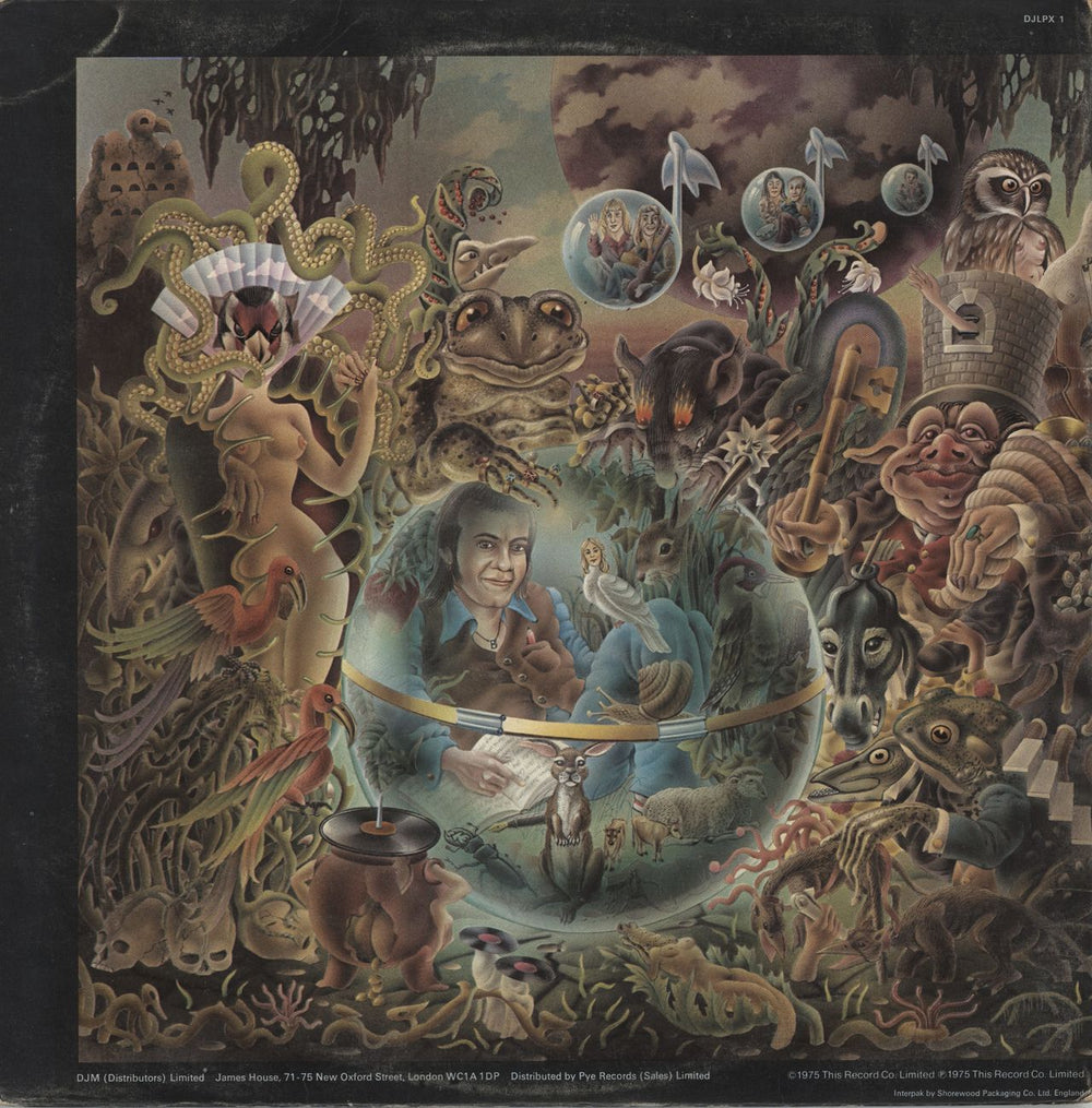 Elton John Captain Fantastic + Booklets UK vinyl LP album (LP record)