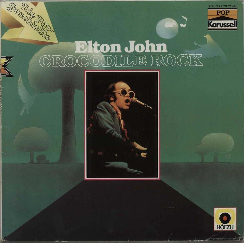 Elton John Crocodile Rock German vinyl LP album (LP record) 2872245