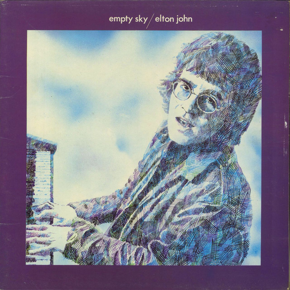 Elton John Empty Sky UK vinyl LP album (LP record) DJF20403