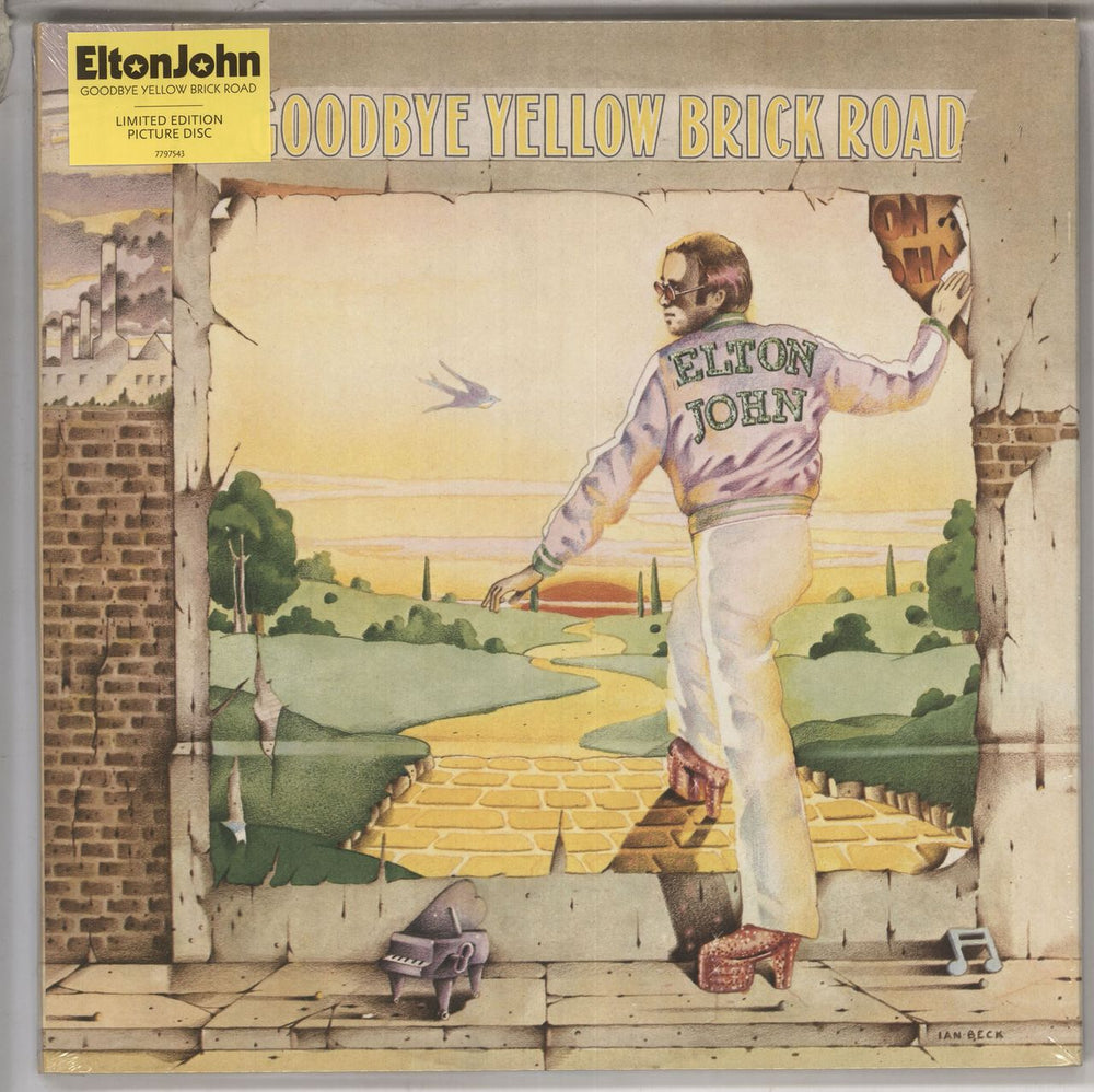 Elton John Goodbye Yellow Brick Road - Picture Disc Edition - Sealed UK picture disc LP (vinyl picture disc album) 375349-5