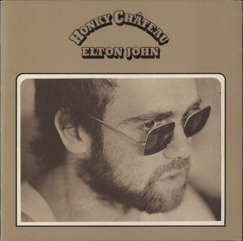 Elton John Honky Chateau - 1st - Brown - VG UK vinyl LP album (LP record) DJLPH423