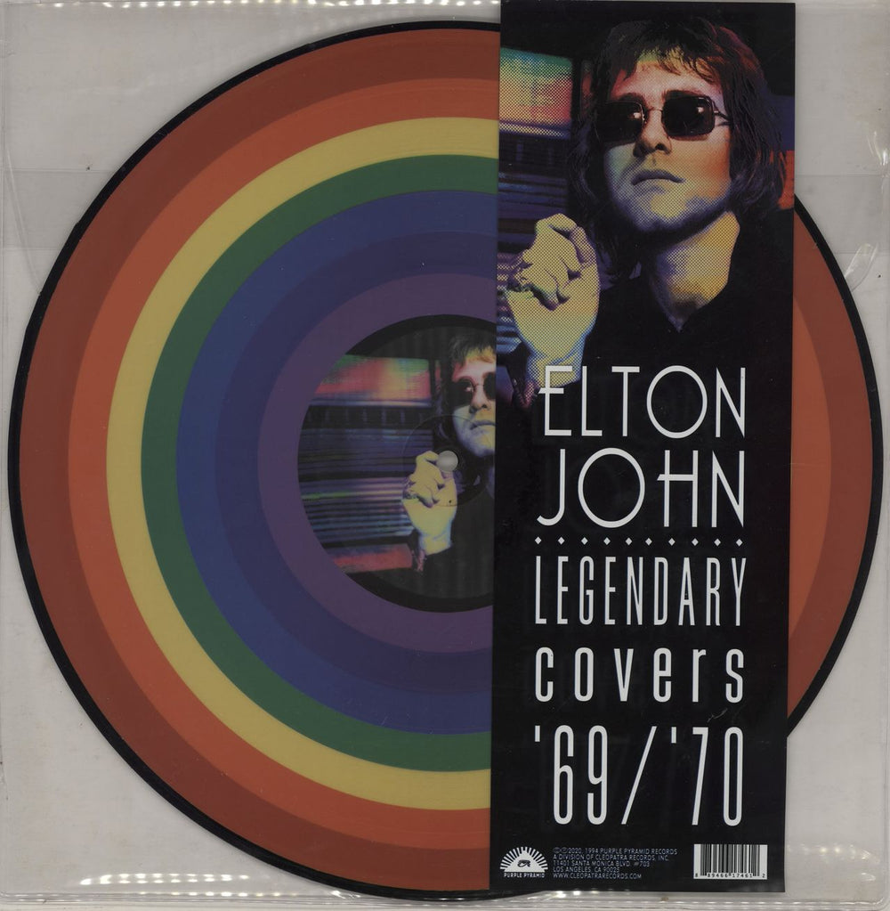 Elton John Legendary Covers '69/'70 US picture disc LP (vinyl picture disc album) CLO1746