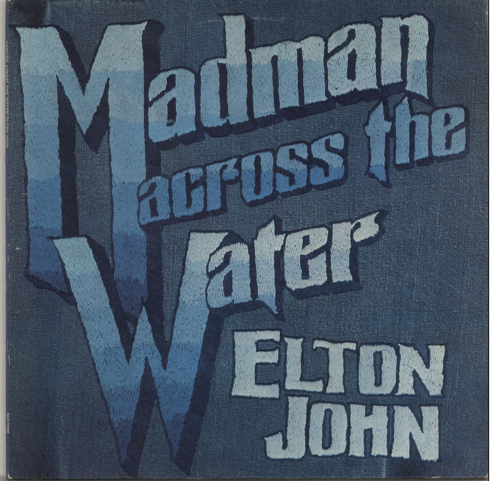 Elton John Madman Across The Water - Yellow label UK vinyl LP album (LP record) DJM22089