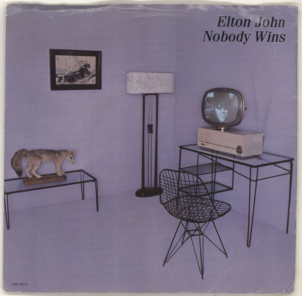 Elton John Nobody Wins US Promo 7" vinyl single (7 inch record / 45) GEF49722