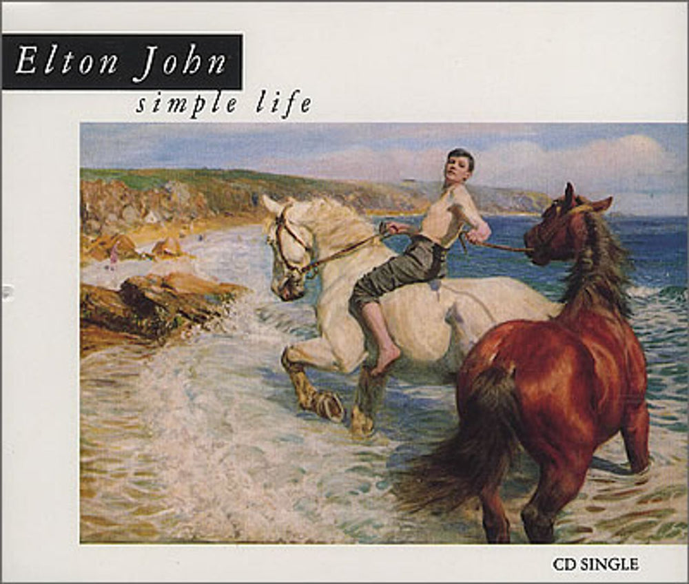 Elton John Simple Life UK CD single (CD5 / 5") EJSCD31