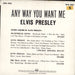 Elvis Presley Any Way You Want Me EP - 3rd German 7" vinyl single (7 inch record / 45)