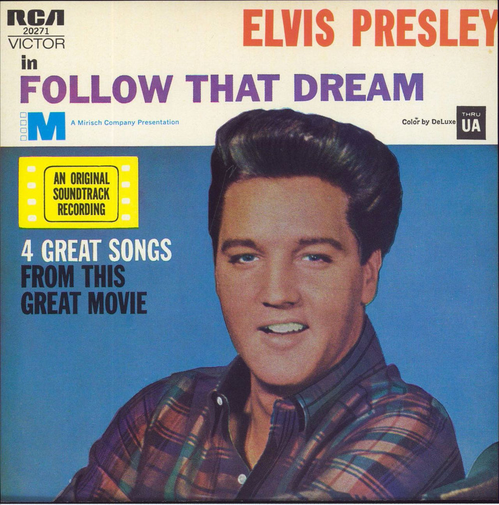 Elvis Presley Follow That Dream Australian 7" vinyl single (7 inch record / 45) 20271