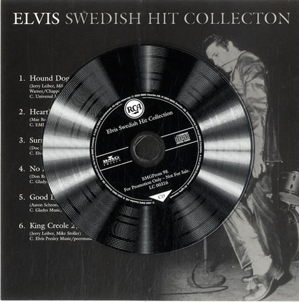 Elvis Presley Swedish Hit Collection Swedish Promo CD single (CD5 / 5") ELVC5SW205988