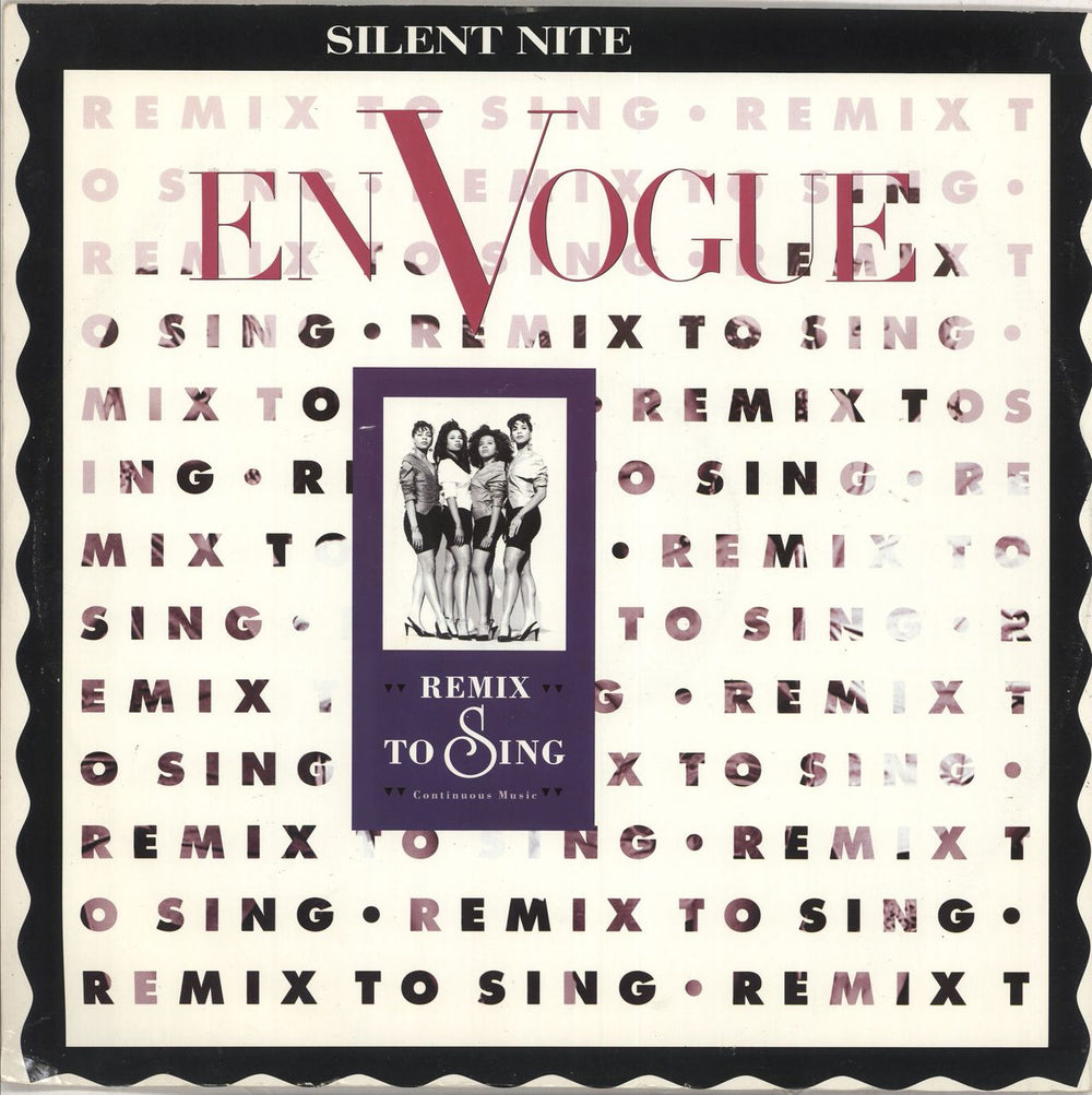 En Vogue Silent Nite UK 12" vinyl single (12 inch record / Maxi-single) A8644T