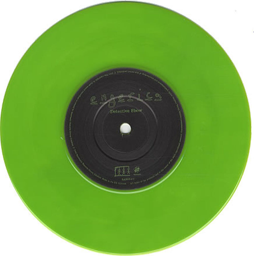 Engerica Roadkill - Lime Green Vinyl UK 7" vinyl single (7 inch record / 45) EG107RO341952