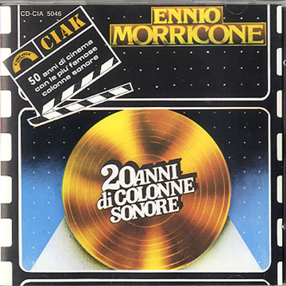 Ennio Morricone 20 Anni Di Colonne Sonore Italian CD album (CDLP) CD-CIA5046