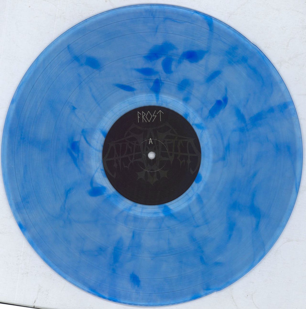 Enslaved Frost - Ultra Clear with Blue Marble French vinyl LP album (LP record) H38LPFR817819