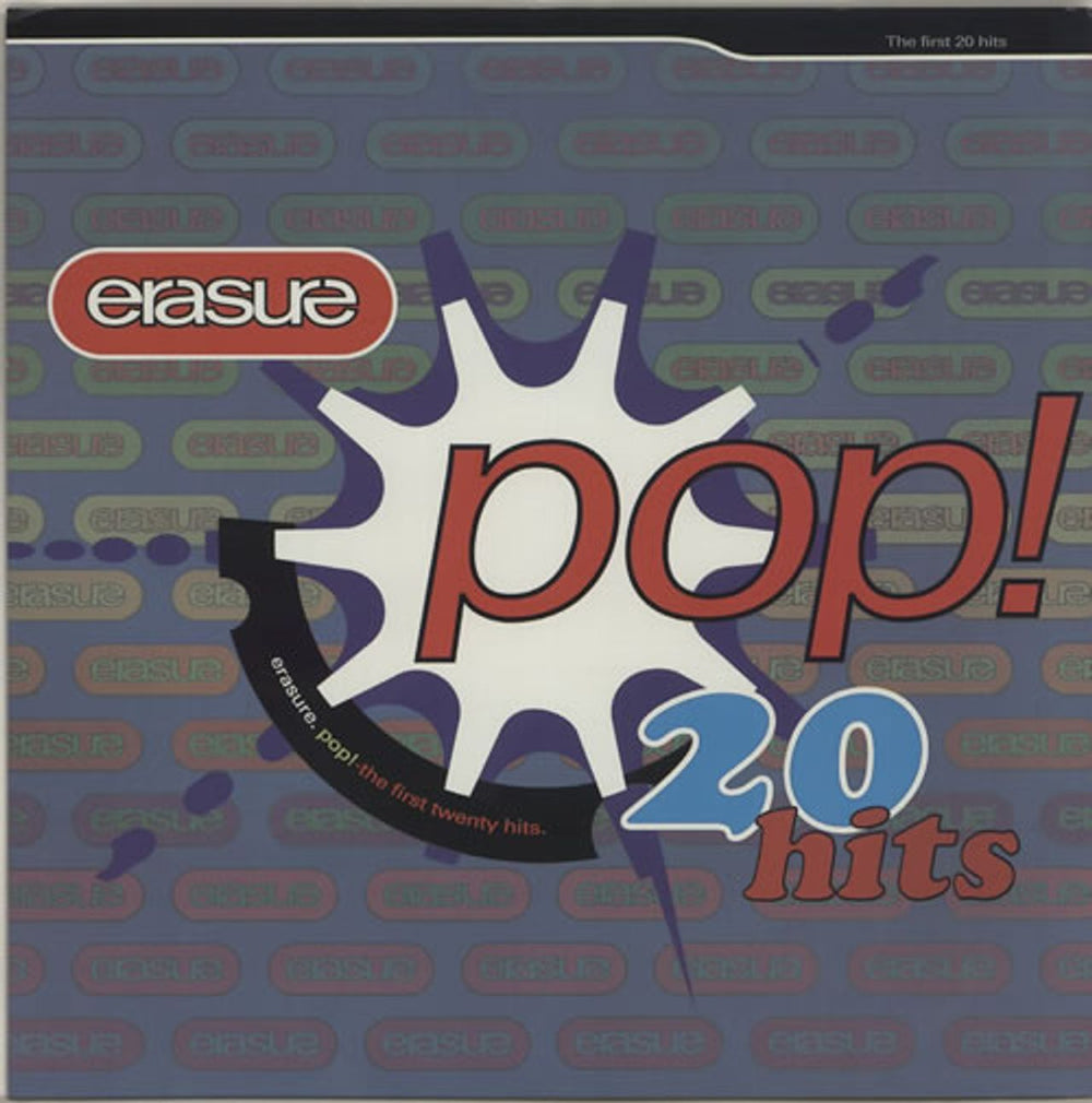 Erasure Pop! The First Twenty Hits - Display Flat UK Promo display DISPLAY FLAT