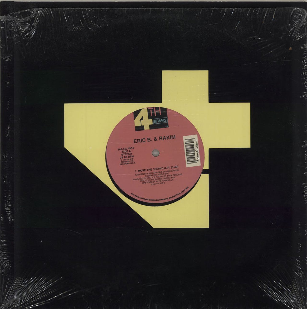 Eric B & Rakim Move The Crowd US 12" vinyl single (12 inch record / Maxi-single) 162-440-456-0