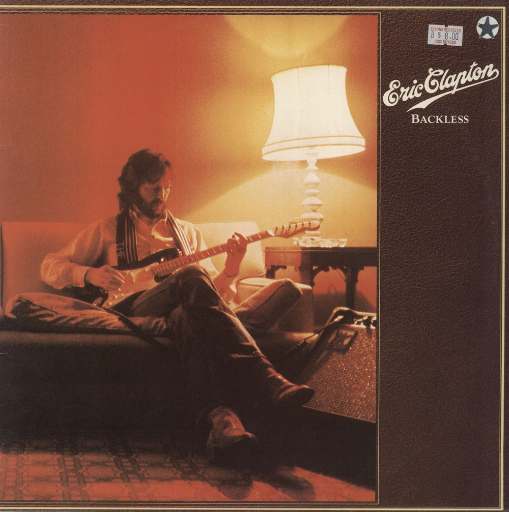 Eric Clapton Backless Australian vinyl LP album (LP record) 2394213