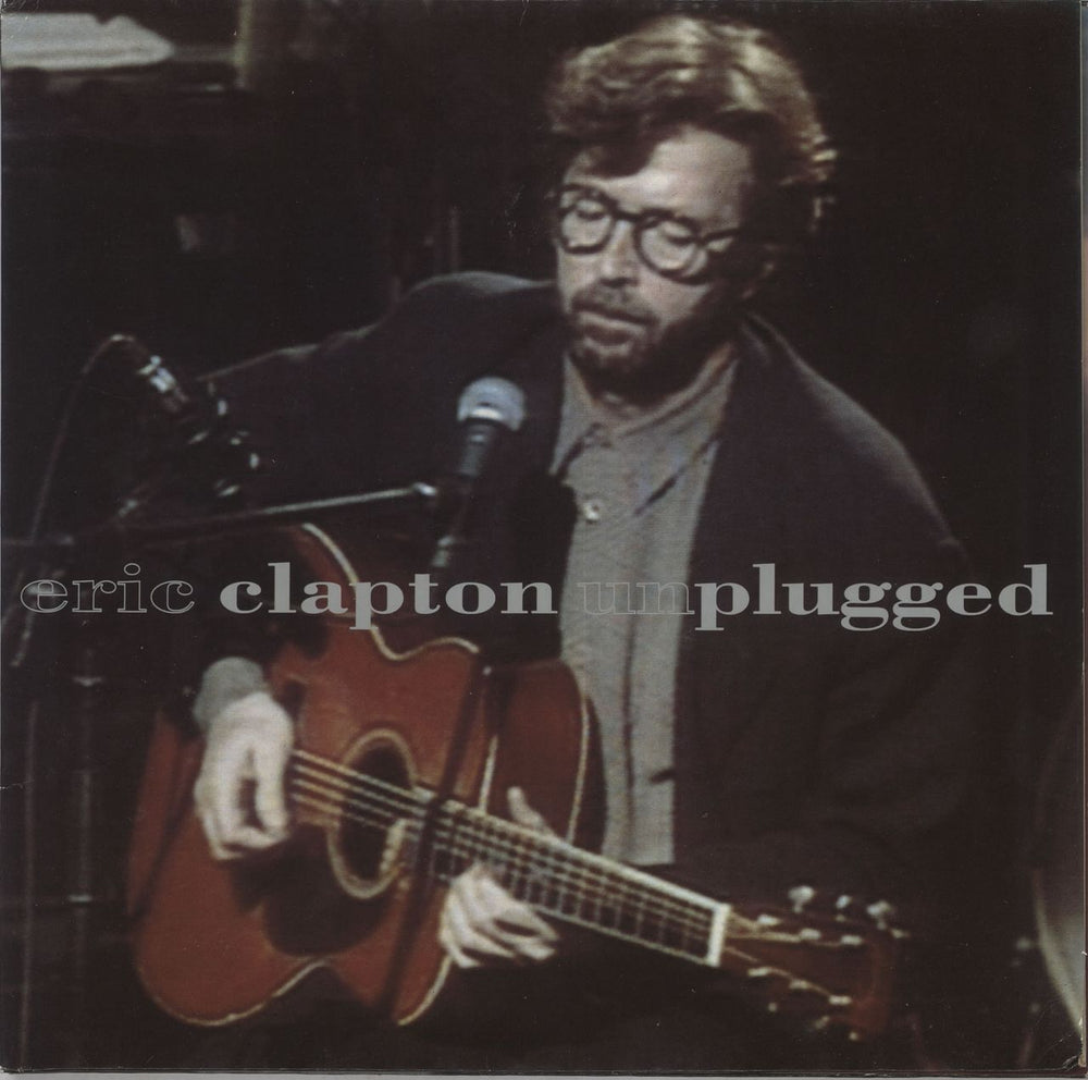 Eric Clapton Unplugged - VG UK vinyl LP album (LP record) WX480