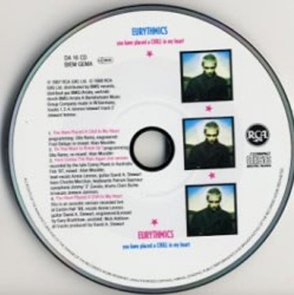 Eurythmics You Have Placed A Chill In My Heart - Black Tin UK CD single (CD5 / 5") EURC5YO04743