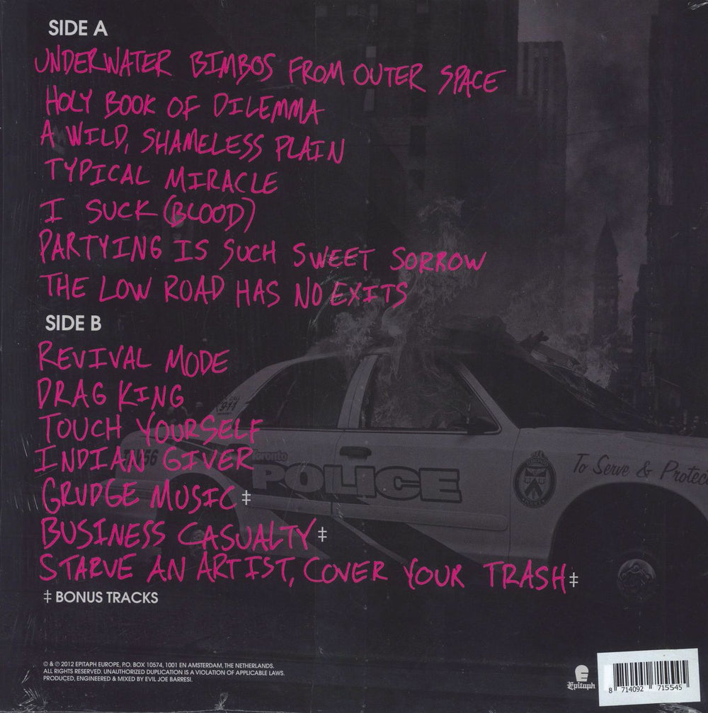 Every Time I Die Ex Lives - Hot Pink Vinyl US vinyl LP album (LP record)