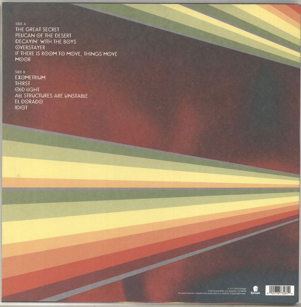 Every Time I Die From Parts Unknown US vinyl LP album (LP record)