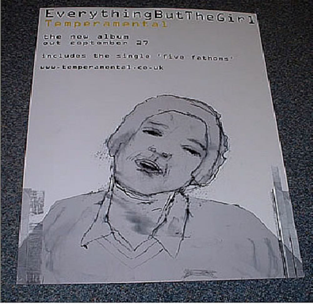 Everything But The Girl Temperamental UK Promo display DISPLAY