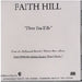 Faith Hill There You'll Be US Promo CD-R acetate CD ACETATE