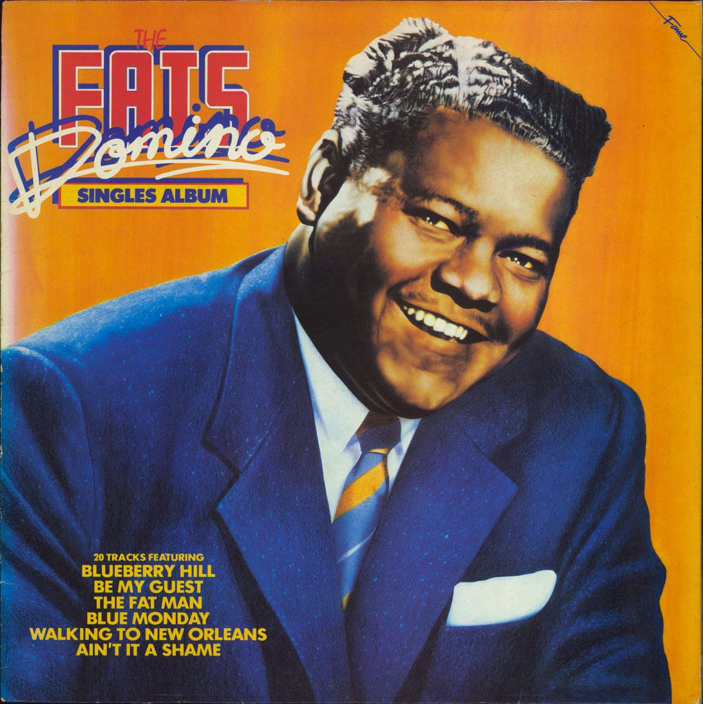 Fats Domino The Singles Album UK vinyl LP album (LP record) FA3046