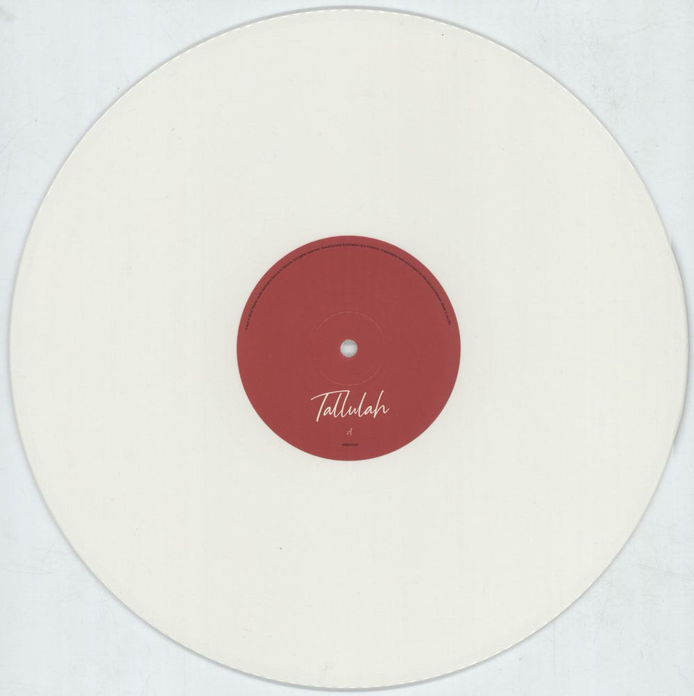 Feeder Tallulah - 180gm White Vinyl - Autographed UK vinyl LP album (LP record) FEELPTA730361