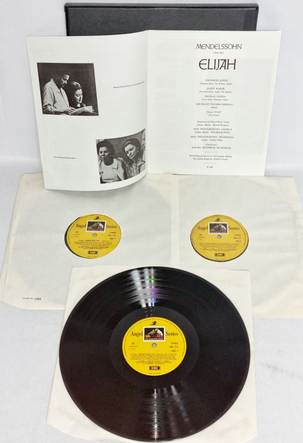 Felix Mendelssohn Elijah UK Vinyl Box Set M2BVXEL774334