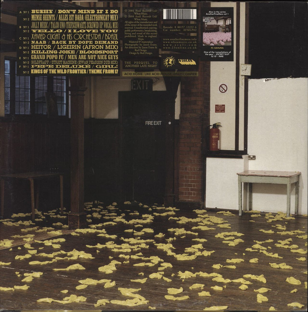 Fila Brazillia Another Fine Mess UK 3-LP vinyl record set (Triple LP Album) 880157122226