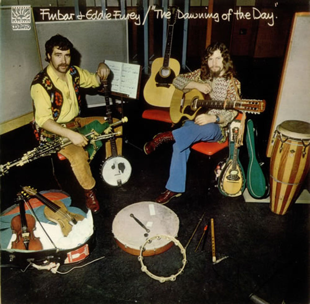 Finbar & Eddie Furey The Dawning Of The Day UK vinyl LP album (LP record) DNLS3037