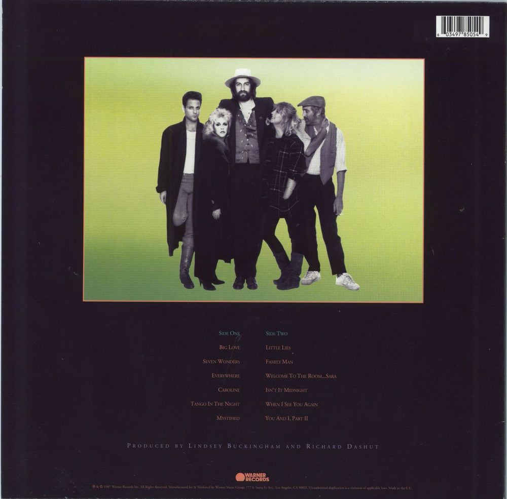 Fleetwood Mac Tango In The Night - Green Vinyl UK vinyl LP album (LP record) 603497850549