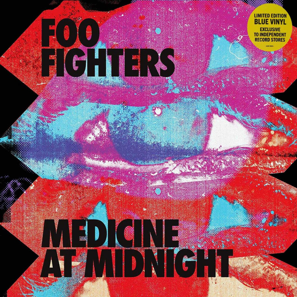 Foo Fighters Medicine At Midnight - Blue Vinyl - Sealed UK vinyl LP album (LP record) 19439-78838-1