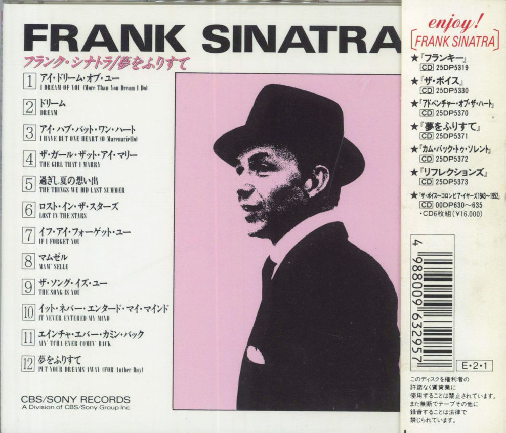 Frank Sinatra Put Your Dreams Away Japanese CD album (CDLP)