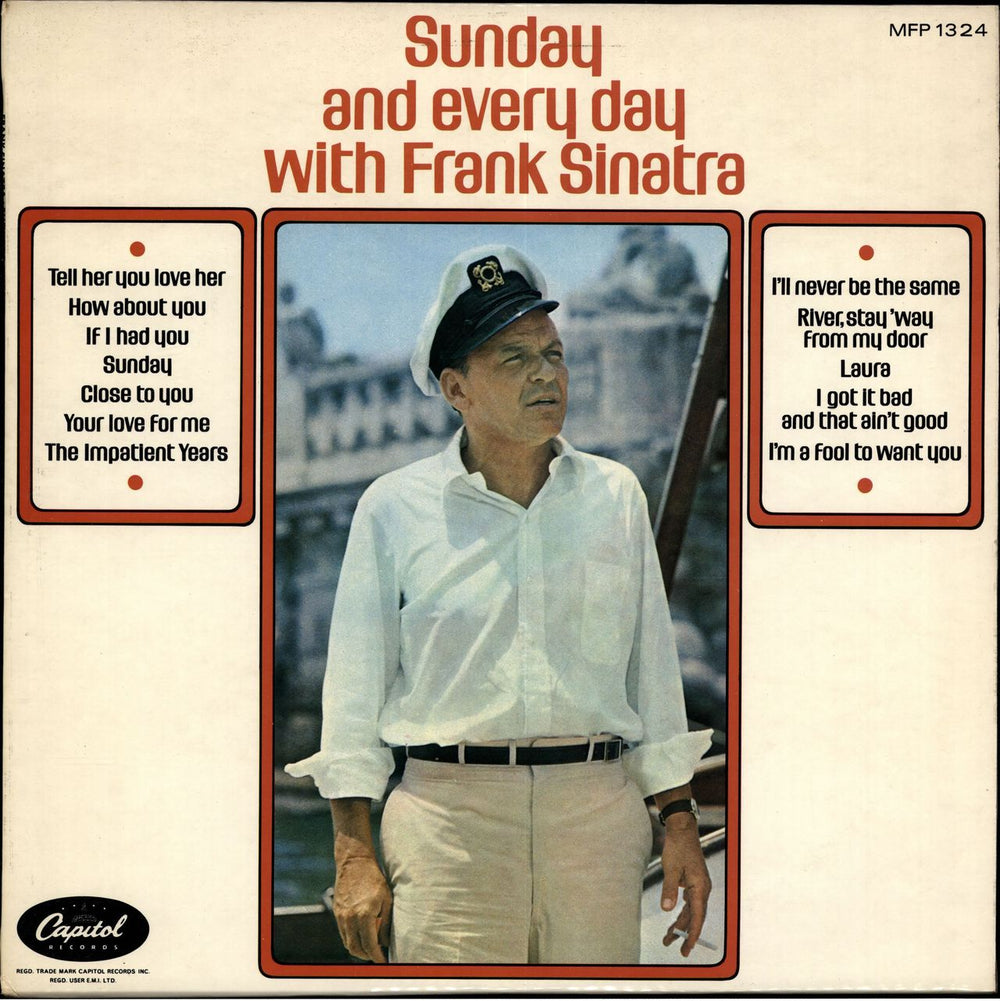 Frank Sinatra Sunday And Every Day UK vinyl LP album (LP record) MFP1324