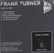 Frank Turner Rock & Roll UK Promo CD-R acetate CD-R