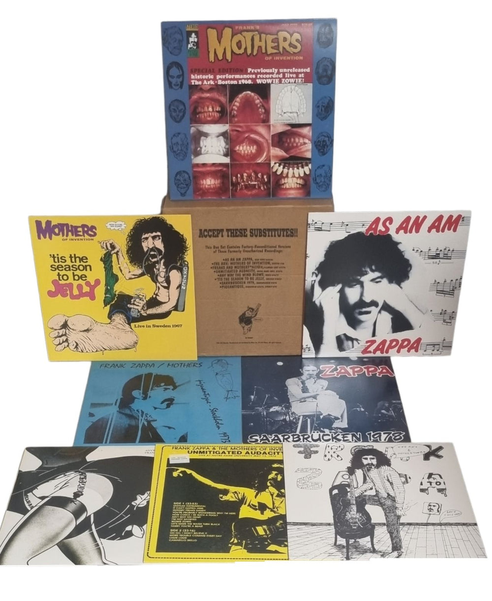 Frank Zappa Beat The Boots + T-shirt US Vinyl Box Set ZAPVXBE339219